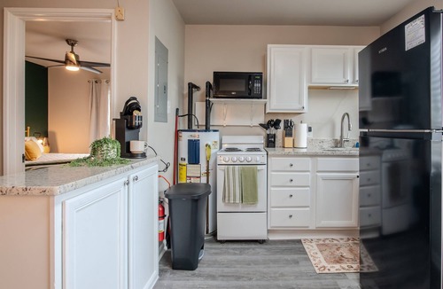 Five Points South Condo | UAB Area Retreat|Vulcan Hideout B3| King bed