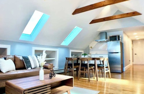 Arlington Apartment | Unique Cathedral Ceiling Condo W/D, Parking