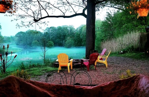 Niles Cabin | Unique Repurposed Barn near Niles for Glamping in Michigan
