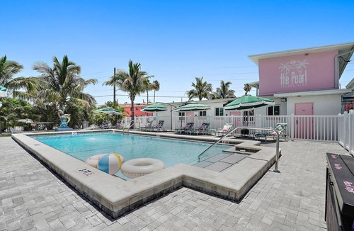 St. Pete Beach Condo | Unit 107 Studio King Suite - Partial View - The Pearl Cabana Club