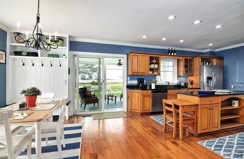 Tilghman House | Waterfront Home with Pool, Hot Tub, Dock & Sunset Views – Near St. Michaels