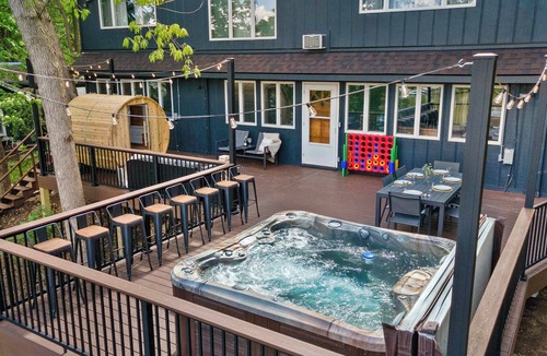Edgerton House | Waterfront - Hot Tub - Sauna - Game Room - Pets