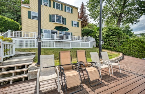 Meredith House | Winnipesaukee Waterfront On Meredith Bay with U Shaped Dock Sleeps 10
