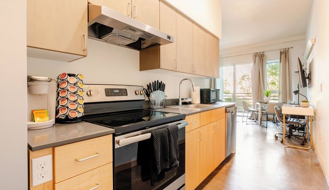 Beacon Hill 1BR - Rooftop + Patio - Near VA Medical - Monthly Stays
