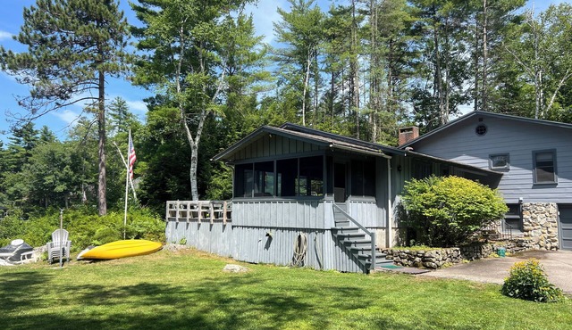 Classic Lake House with Guest Cottage on Wolfeboro's Premier Springfield Point