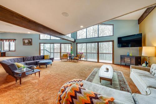 Eclectic Hubertus Home w/Game Room & Fire Pit!