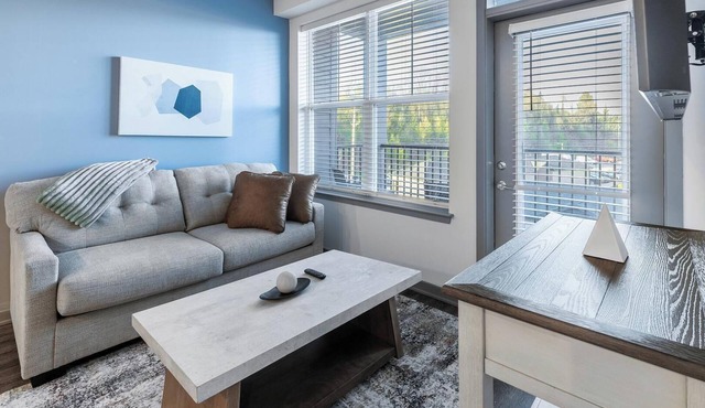 Landing | Stylish 1BD, Courtyard, Gym