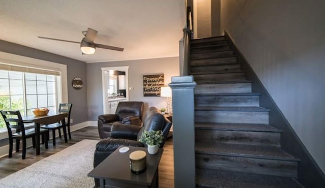 Lovely 2 bedroom rental unit with garage parking.