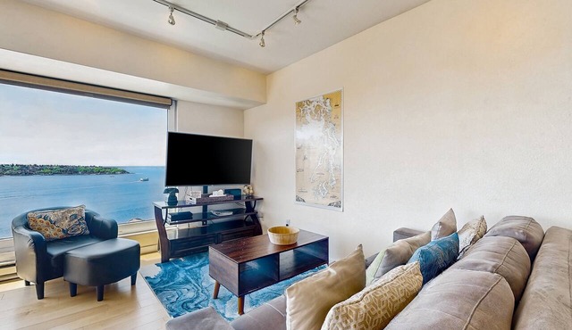 Luxury suite with fitness center, features shared pool and hot tub