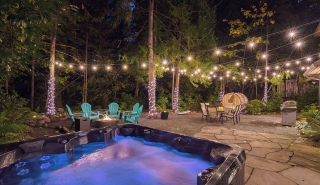 Mt Hood Entertainer | HotTub+Sauna+Pool+Firepit