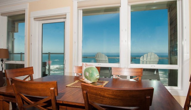 Promo! Third Floor Oceanfront Condo - Private Hot Tub, Free Wifi, Pool!