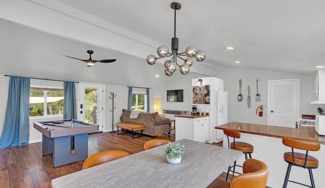 Prvt Grounds: Cozy Yosemite Escape w/Creek, Billiards, BBQ, Starlink, Pets ok