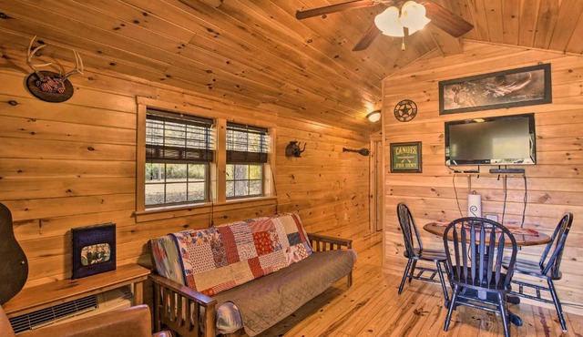 Rural Cabin Hideaway w/Fire Pit & Mtn Views!
