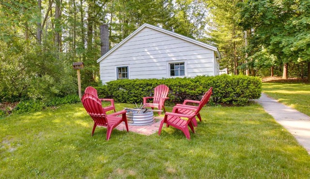 Traverse City Home with Fire Pit, Patio and Yard!