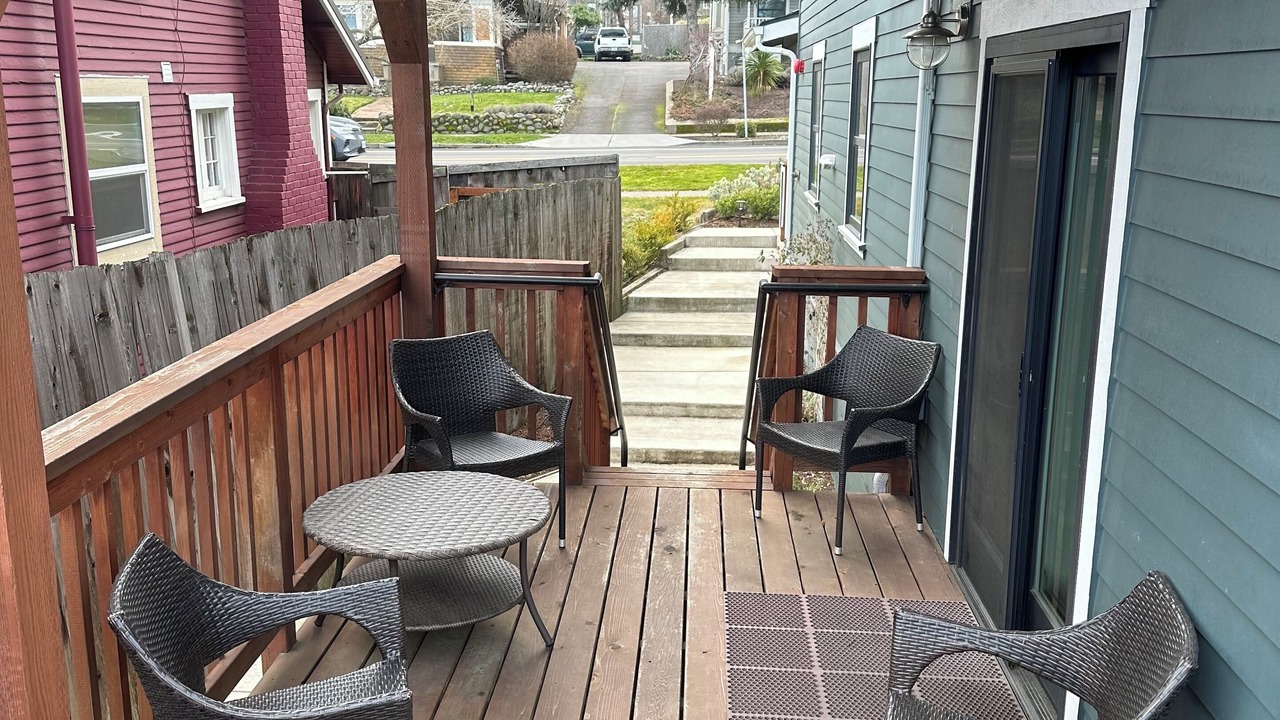 Photo of Patio Balcony in Historic Railroad District