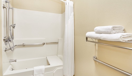 Suite, 1 King Bed, Accessible (Roll-In Shower)